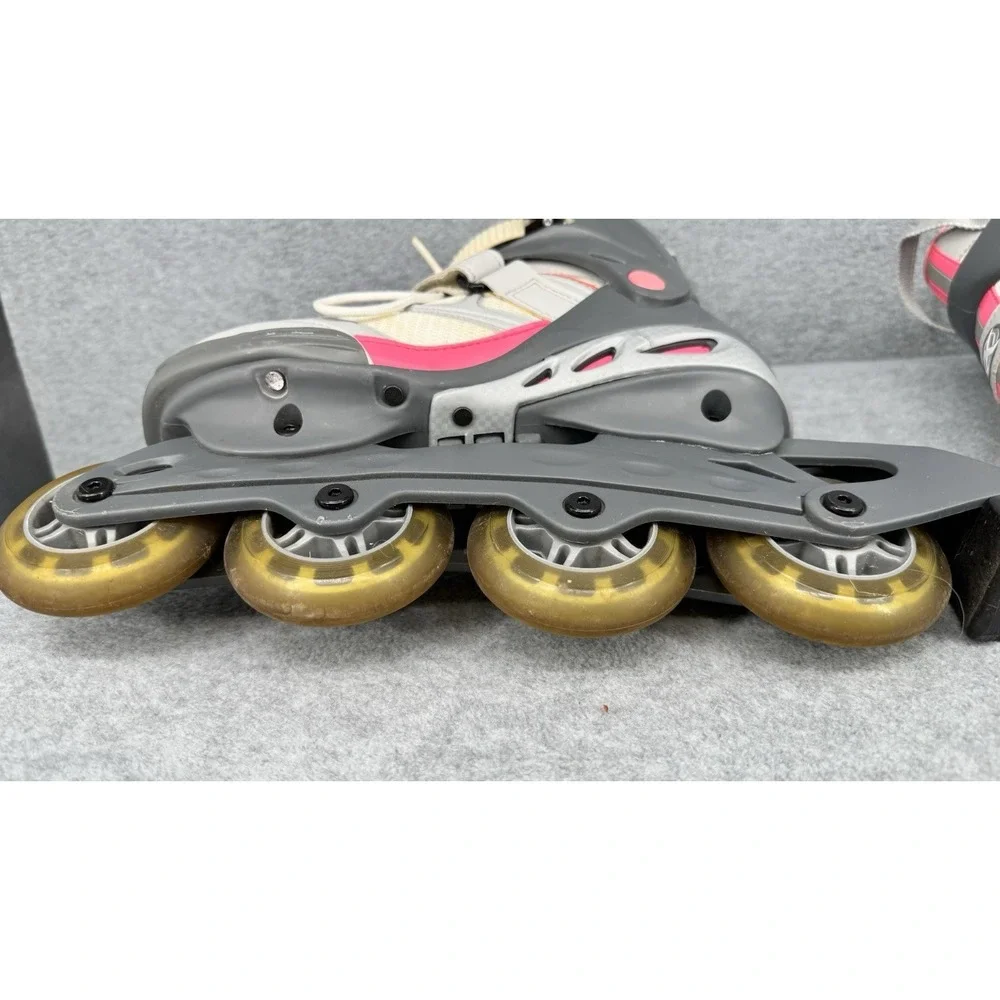 DBX Recruit Inline Skates Mothership Wheels Women's Size 7 Pink Gray